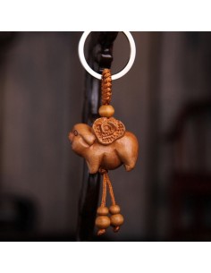 LLAVERO MADERA JABALÍ