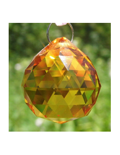 ESFERA CRISTAL 2CM AMARILLA