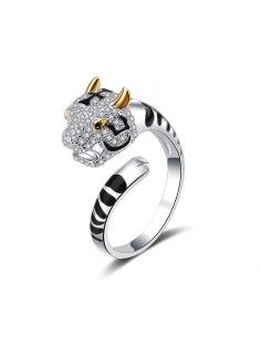 ANILLO TIGRE BRILLANTES
